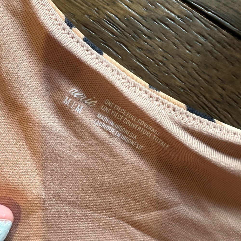 Aerie Leopard Print One Piece Swimsuit - Picture 3 of 3